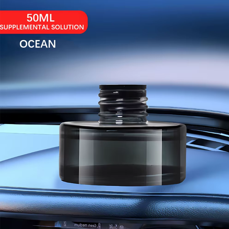 Smart Car Air Freshener AI Rechargeable Car Aroma Diffuser Smart Eyes 4 Levels of Adjustable Intelligent Car Diffuser Gift
